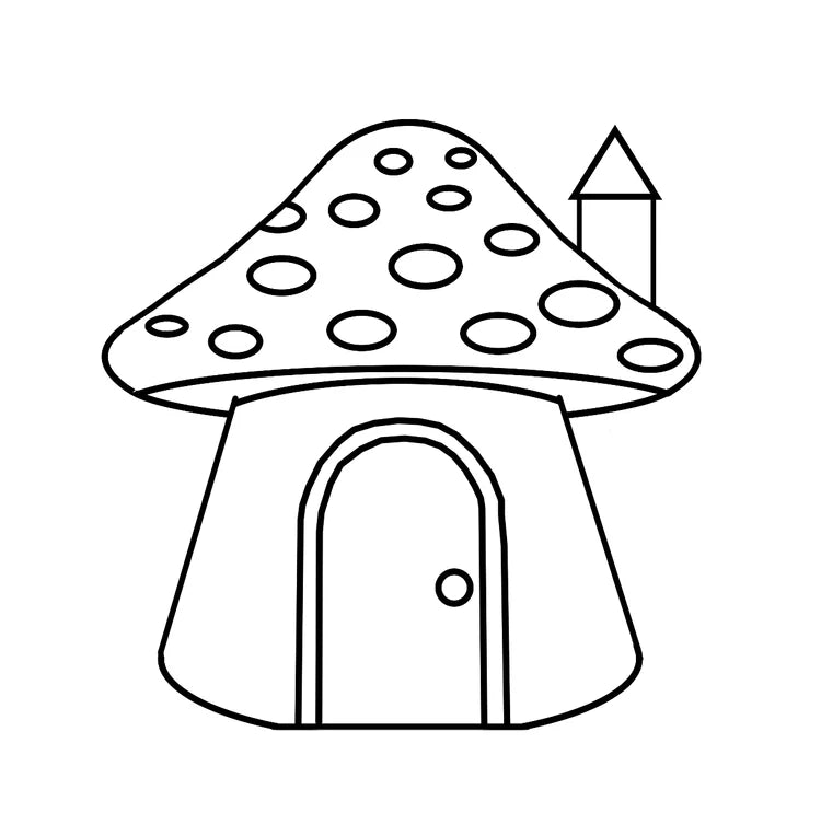 How to Draw Cute Stuff: Mushroom House