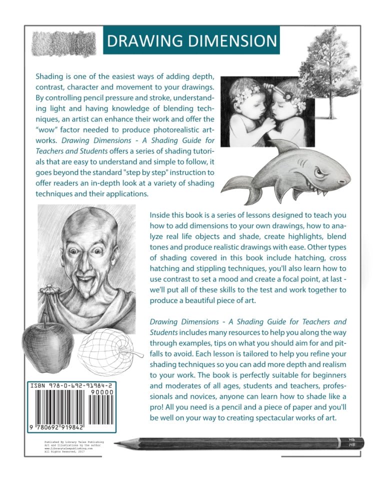 Drawing Dimension - Shading Techniques: A Shading Guide for Teachers and Students - How to Draw Cool Stuff