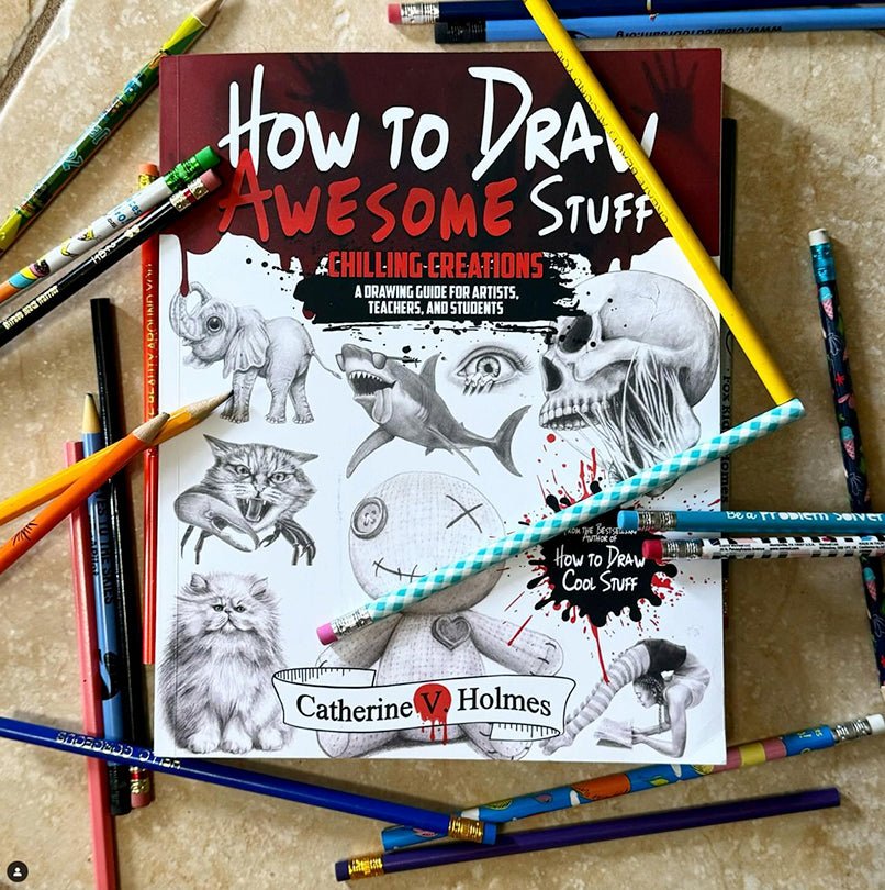 How to Draw Awesome Stuff: Chilling Creations: A Drawing Guide for Grown Ups - How to Draw Cool Stuff