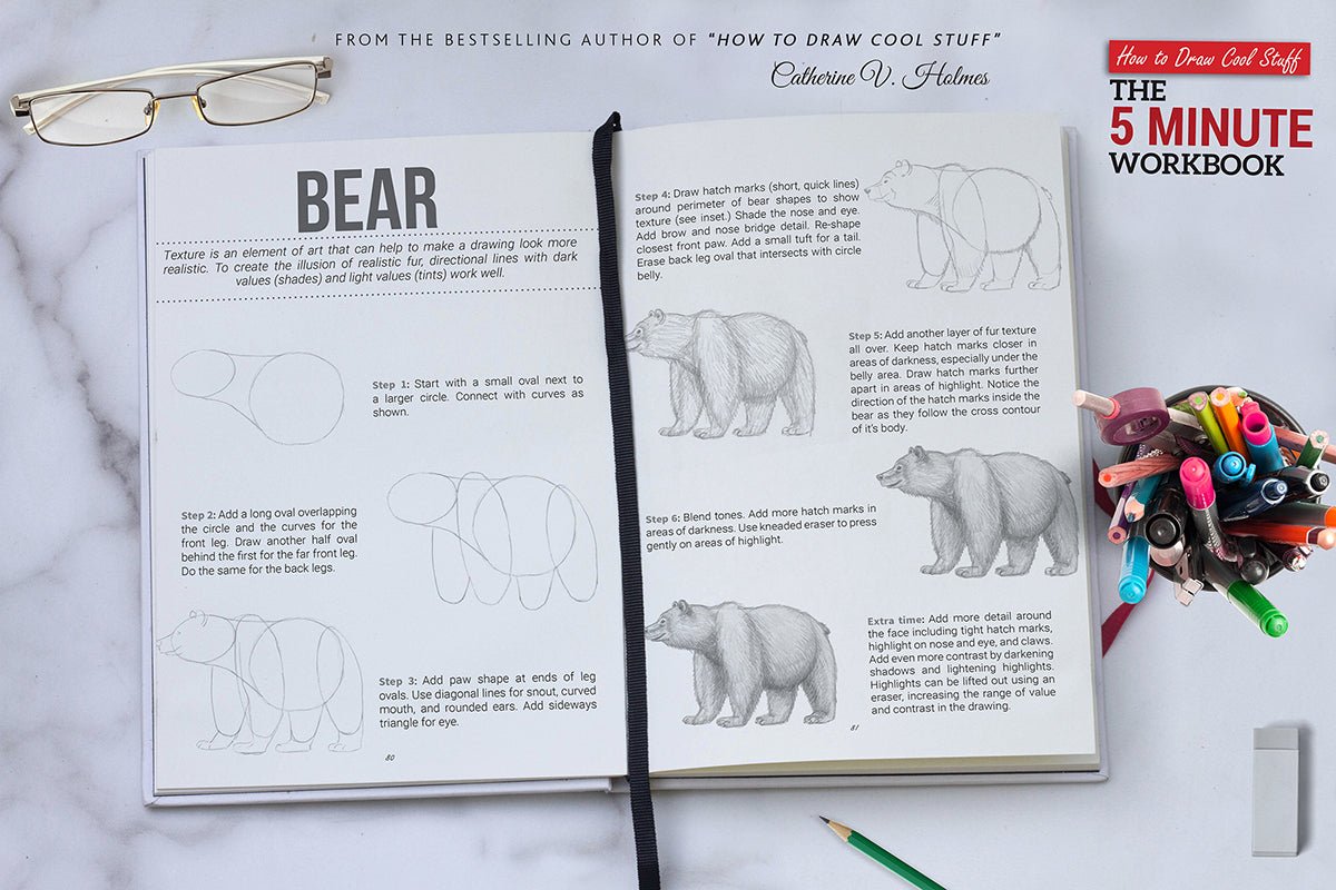 How to Draw Cool Stuff: The 5 Minute Workbook - How to Draw Cool Stuff